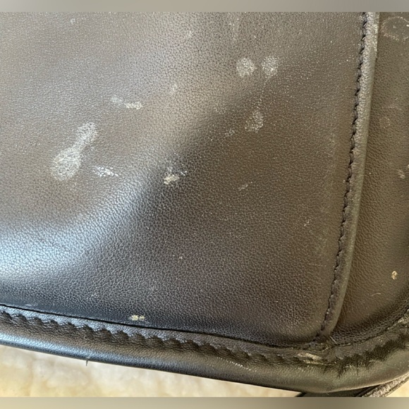 COACH Black Leather Computer / Laptop Brief Case - Picture 9 of 10